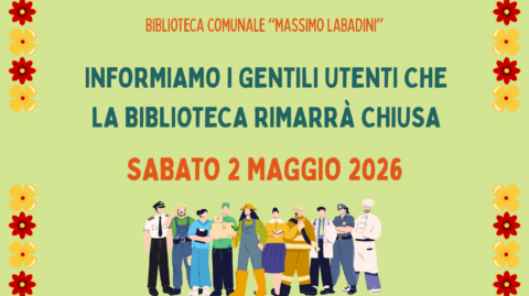 CHIUSURA 2 MAGGIO